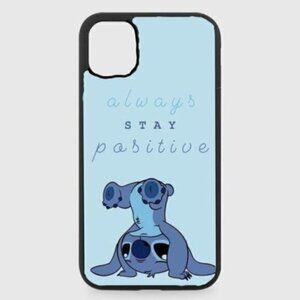Stitch always stay positive Phone Case